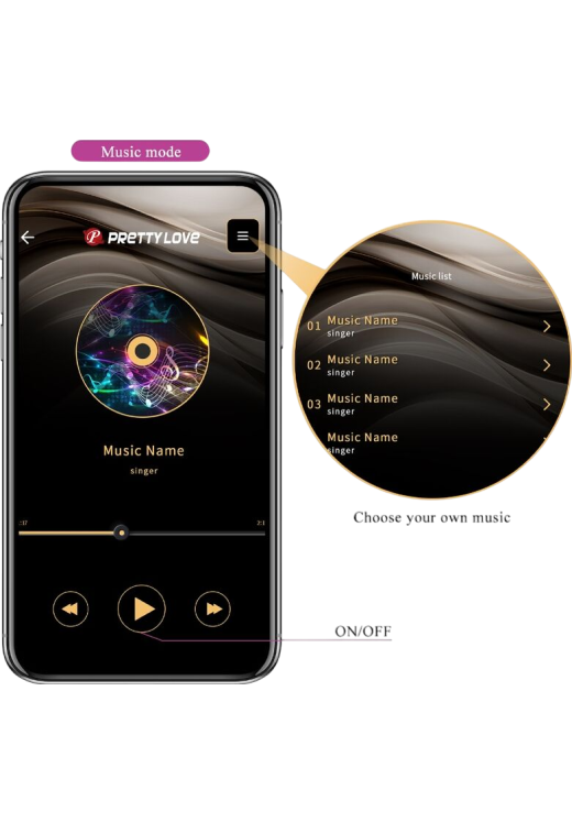 Δονούμενη σφήνα από σιλικόνη σε μοβ χρώμα, μήκους 9,2 εκ. και μέγιστης διαμέτρου 5,8 εκ.