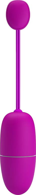 Δονούμενο αυγό από σιλικόνη σε μοβ χρώμα, μήκους 18 εκ. και μέγιστης διαμέτρου 3 εκ.