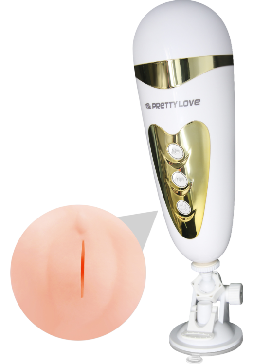 Αυνανιστήρι κόλπου από tpe σε φυσικό χρώμα, μήκους 23 εκ. και μέγιστης διαμέτρου 8 εκ.