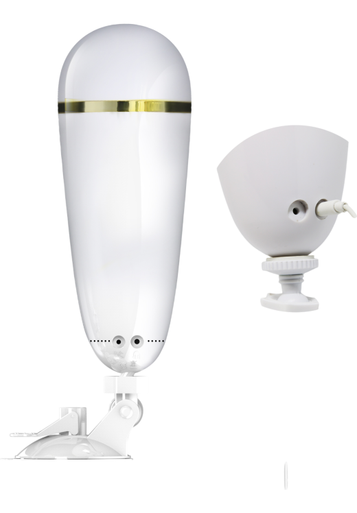 Αυνανιστήρι κόλπου από tpe σε φυσικό χρώμα, μήκους 23 εκ. και μέγιστης διαμέτρου 8 εκ.