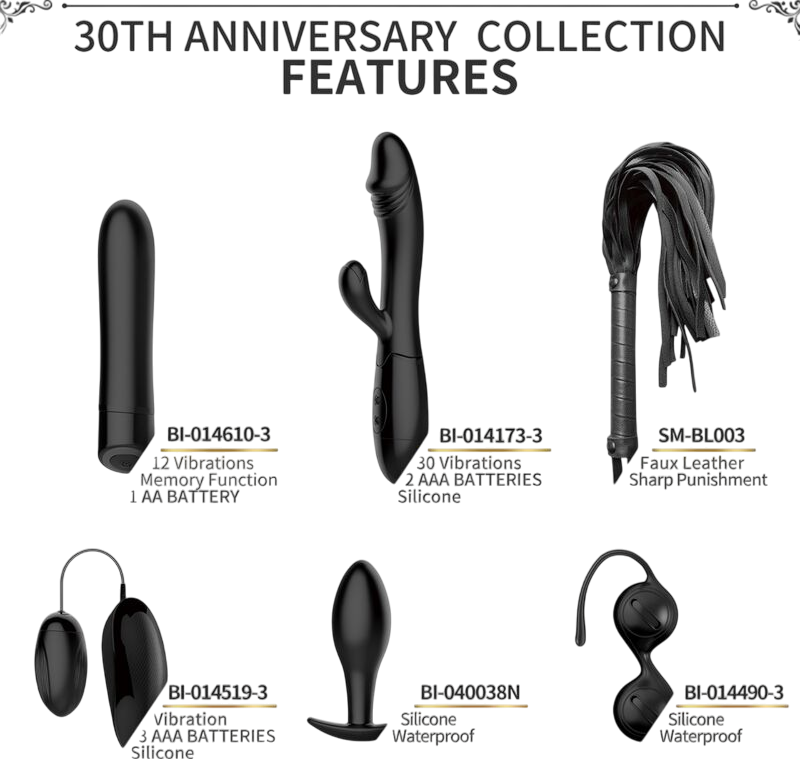 Sex toy kit σε μαύρο χρώμα