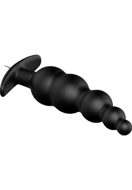 Πρωκτικός δονητής από σιλικόνη σε λιλά χρώμα, μήκους 11,8 εκ. και μέγιστης διαμέτρου 3 εκ. με ενσύρματο κοντρόλ