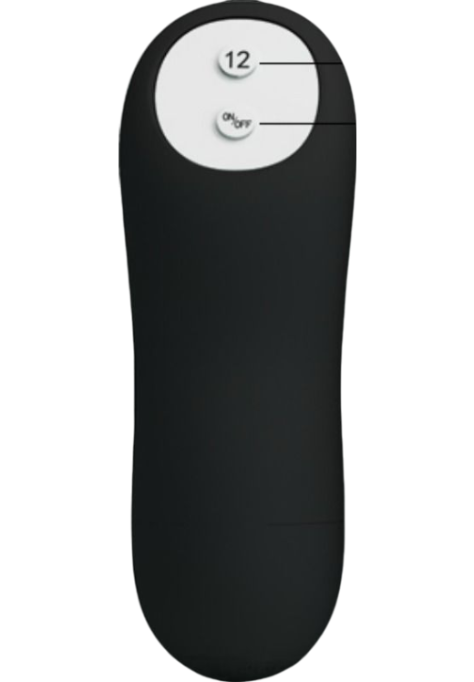 Πρωκτικός δονητής από σιλικόνη σε λιλά χρώμα, μήκους 11,8 εκ. και μέγιστης διαμέτρου 3 εκ. με ενσύρματο κοντρόλ