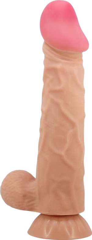 Ομοίωμα πέους από tpr σε φυσικό χρώμα, μήκους 24 εκ. και μέγιστης διαμέτρου 5 εκ.