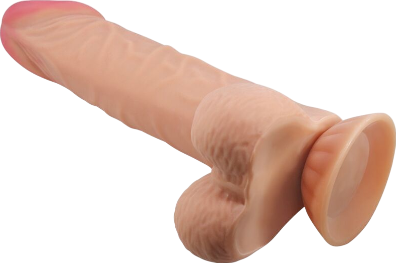 Ομοίωμα πέους από tpr σε φυσικό χρώμα, μήκους 24 εκ. και μέγιστης διαμέτρου 5 εκ.