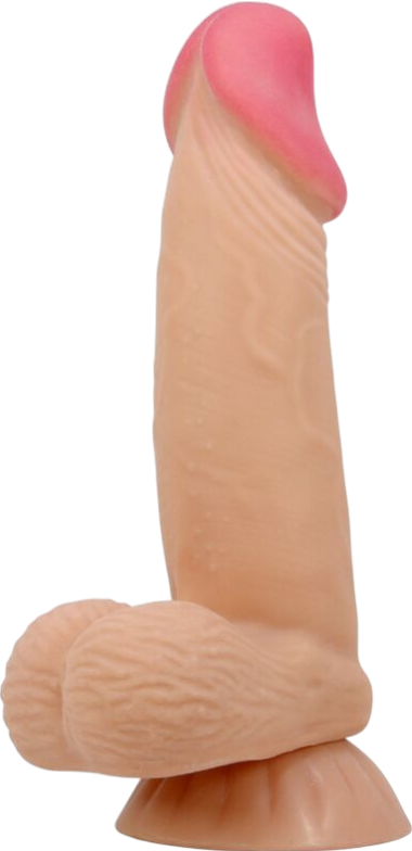 Ομοίωμα πέους από tpr σε φυσικό χρώμα, μήκους 19,4 εκ. και μέγιστης διαμέτρου 4,2 εκ.