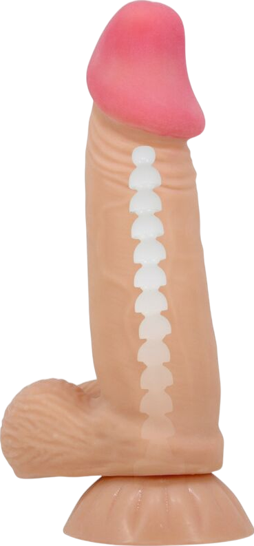 Ομοίωμα πέους από tpr σε φυσικό χρώμα, μήκους 19,4 εκ. και μέγιστης διαμέτρου 4,2 εκ.