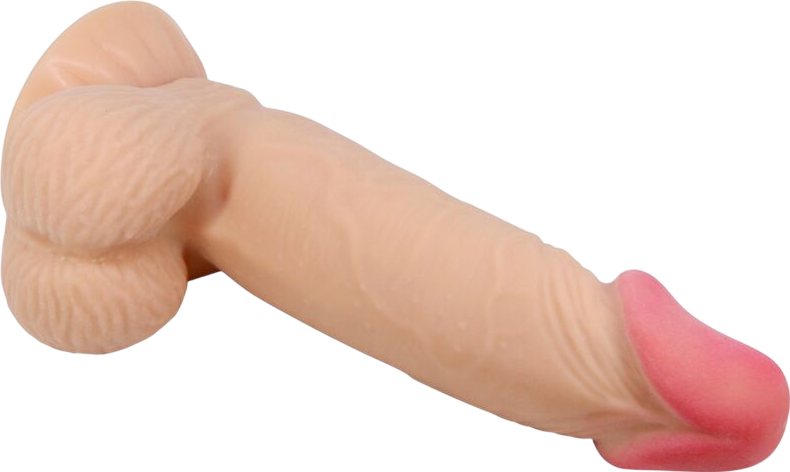 Ομοίωμα πέους από tpr σε φυσικό χρώμα, μήκους 19,4 εκ. και μέγιστης διαμέτρου 4,2 εκ.