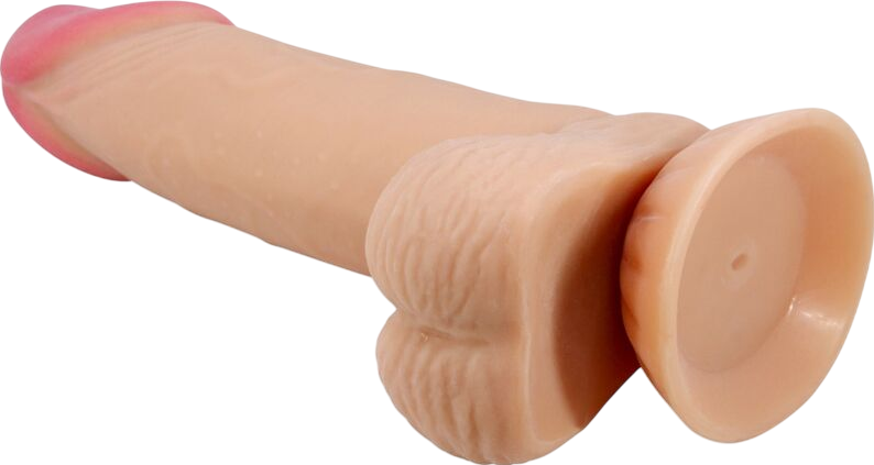 Ομοίωμα πέους από tpr σε φυσικό χρώμα, μήκους 19,4 εκ. και μέγιστης διαμέτρου 4,2 εκ.