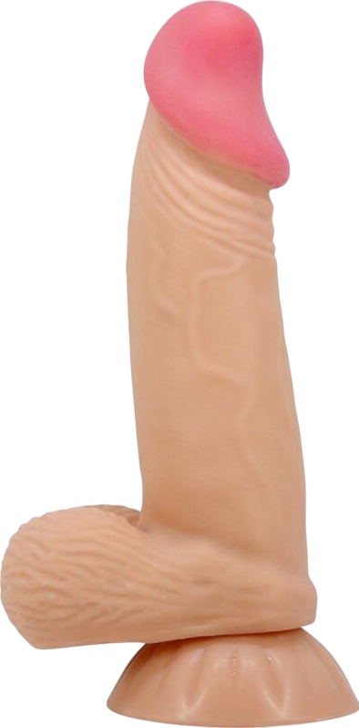 Ομοίωμα πέους από tpr σε φυσικό χρώμα, μήκους 19,4 εκ. και μέγιστης διαμέτρου 4,2 εκ.