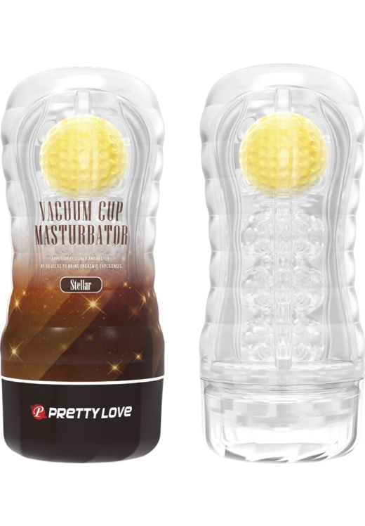 Αυνανιστήρι σε κίτρινο χρώμα, μήκους 18 εκ. και μέγιστης διαμέτρου 7,7 εκ.