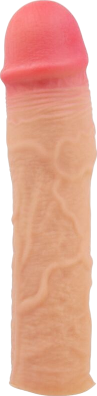 Προέκταση πέους από tpr σε φυσικό χρώμα, μήκους 20,5 εκ. και μέγιστης διαμέτρου 4,4 εκ.