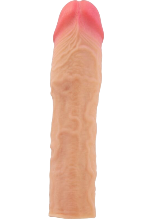 Προέκταση πέους από tpr σε φυσικό χρώμα, μήκους 20,5 εκ. και μέγιστης διαμέτρου 4,4 εκ.