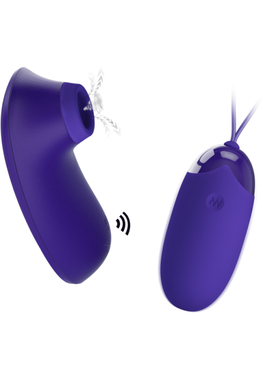 Δονούμενο αυγό από σιλικόνη σε μοβ χρώμα, μήκους 7 εκ. και μέγιστης διαμέτρου 2,8 εκ.