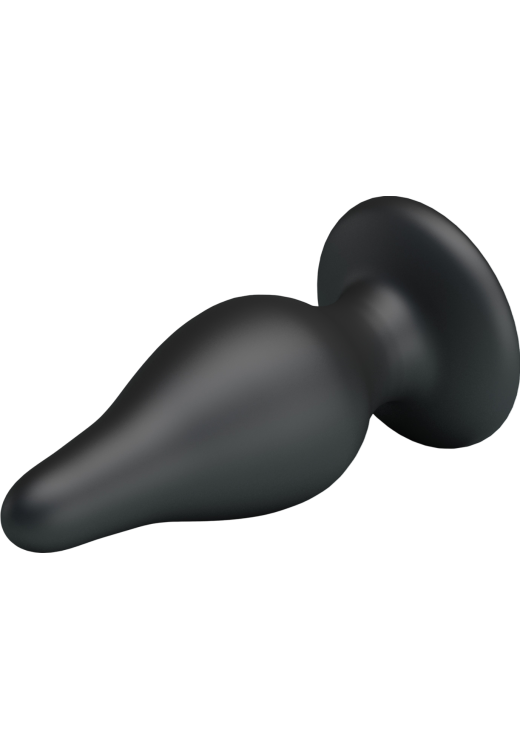 Πρωκτική σφήνα από σιλικόνη σε μοβ χρώμα, μήκους 15,4 εκ. και μέγιστης διαμέτρου 5,5 εκ.