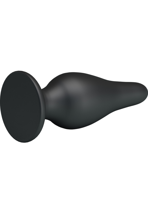 Πρωκτική σφήνα από σιλικόνη σε μοβ χρώμα, μήκους 15,4 εκ. και μέγιστης διαμέτρου 5,5 εκ.