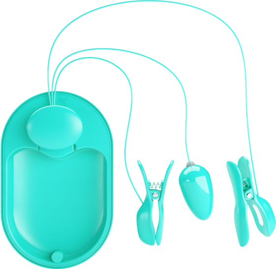 Σφιγκτήρες από σιλικόνη σε μπλέ χρώμα, μήκους 11 εκ. και μέγιστης διαμέτρου 7 εκ.