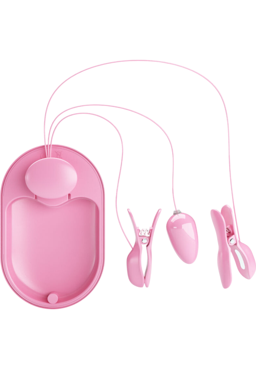 Σφιγκτήρες από σιλικόνη σε ροζ χρώμα, μήκους 11 εκ. και μέγιστης διαμέτρου 7 εκ.