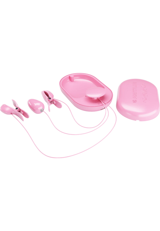 Σφιγκτήρες από σιλικόνη σε ροζ χρώμα, μήκους 11 εκ. και μέγιστης διαμέτρου 7 εκ.