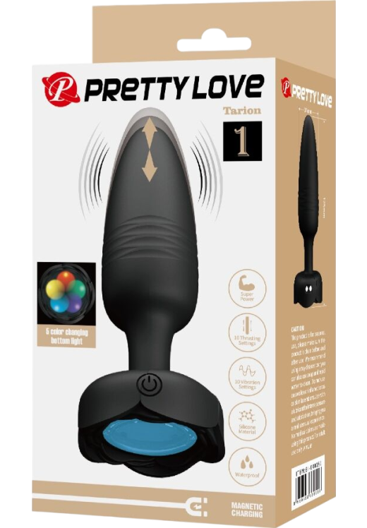 Δονούμενη σφήνα από σιλικόνη σε μαύρο χρώμα, μήκους 12,5 εκ. και μέγιστης διαμέτρου 3,4 εκ.