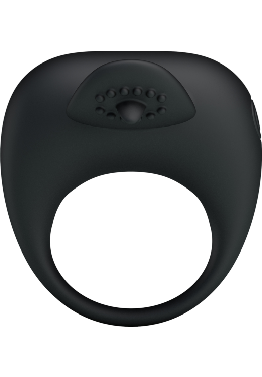 Δονούμενο δαχτυλίδι από σιλικόνη σε μαύρο χρώμα