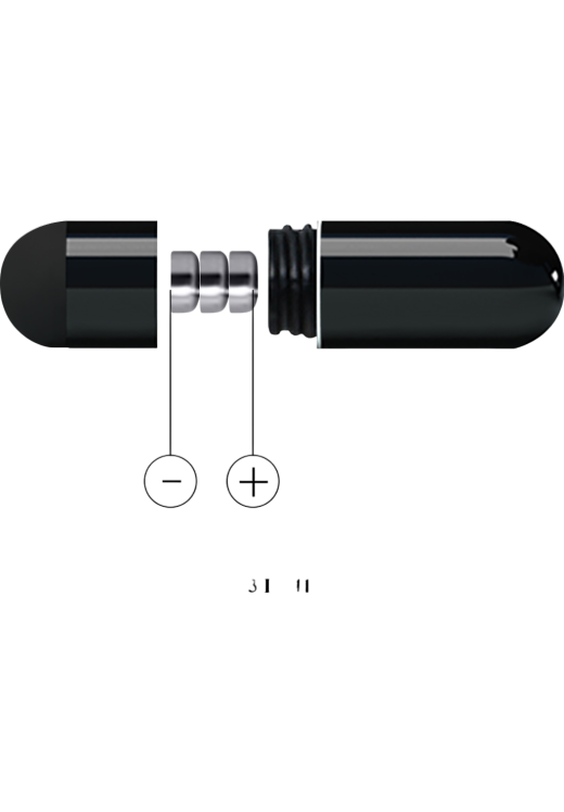 Δονούμενο δαχτυλίδι από σιλικόνη σε μαύρο χρώμα