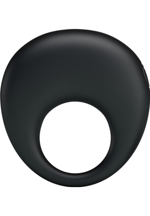 Δονούμενο δαχτυλίδι από σιλικόνη σε μαύρο χρώμα, μήκους 5,5 εκ. και μέγιστης διαμέτρου 2,7 εκ.