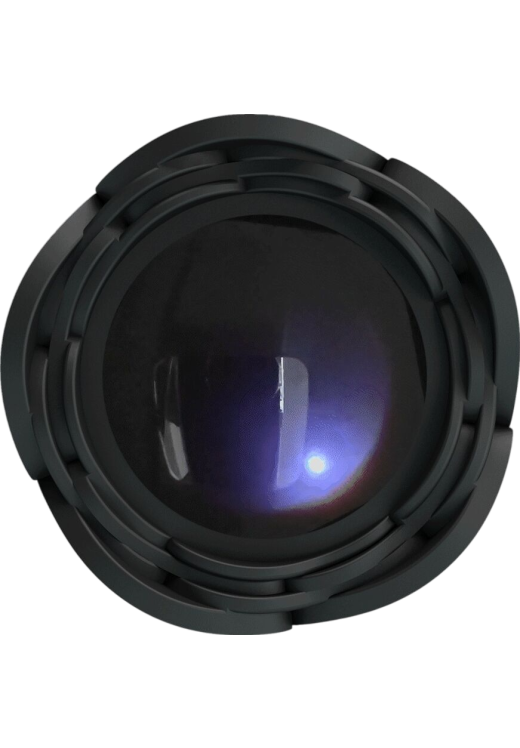 Δονούμενη σφήνα από σιλικόνη σε μαύρο χρώμα, μήκους 10,8 εκ. και μέγιστης διαμέτρου 3,8 εκ.