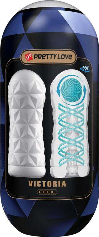 Αυνανιστήρι από tpr σε λευκό χρώμα, μήκους 15 εκ. και μέγιστης διαμέτρου 6,3 εκ.