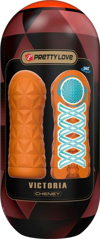 Αυνανιστήρι από tpr σε πορτοκαλί χρώμα, μήκους 15 εκ. και μέγιστης διαμέτρου 6,3 εκ.