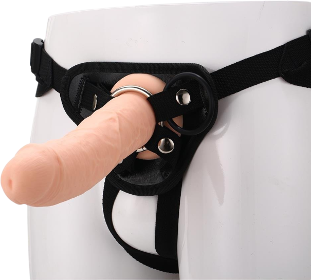 Στραπόν από σιλικόνη σε φυσικό χρώμα, μήκους 21 εκ. και μέγιστης διαμέτρου 4,5 εκ.