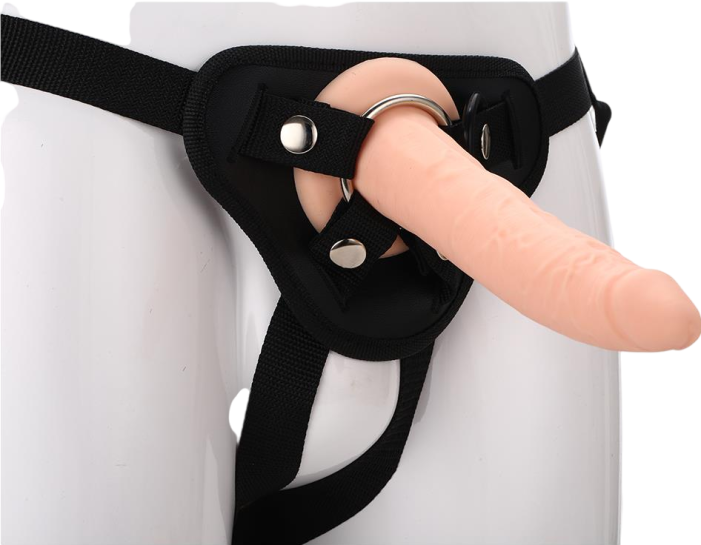 Στραπόν από σιλικόνη σε φυσικό χρώμα, μήκους 20 εκ. και μέγιστης διαμέτρου 4 εκ.