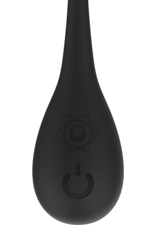 Kegel μπάλες από σιλικόνη σε μαύρο χρώμα, μήκους 19 εκ. και μέγιστης διαμέτρου 3,3 εκ.