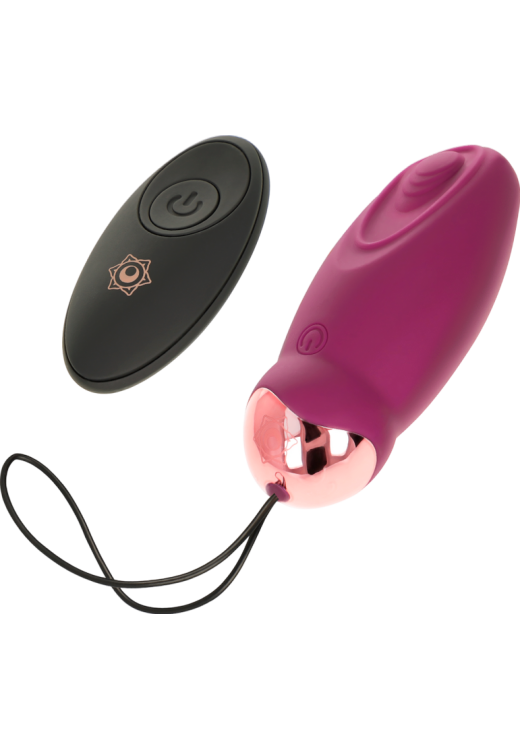 Τηλεχειριζόμενο αυγό από σιλικόνη σε μπορντό χρώμα με τηλεχειριζόμενο χειρισμό