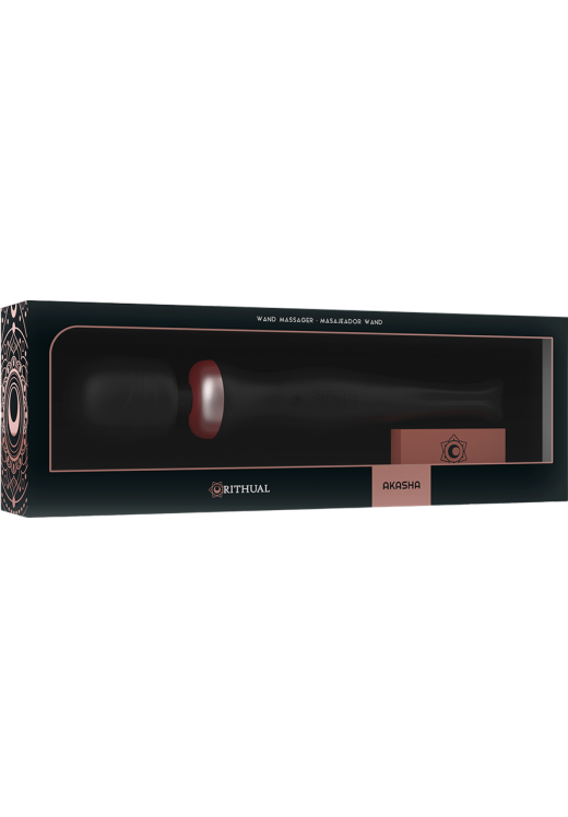 Δονητής μασάζ από σιλικόνη σε μαύρο χρώμα