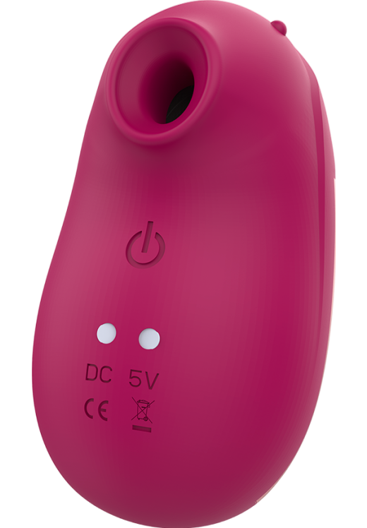 Παλμικός δονητής από σιλικόνη σε ροζ χρώμα