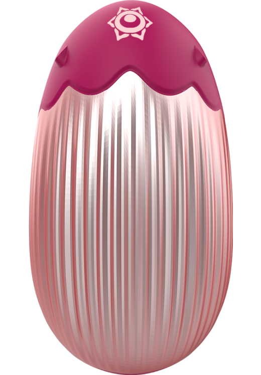 Παλμικός δονητής από σιλικόνη σε ροζ χρώμα