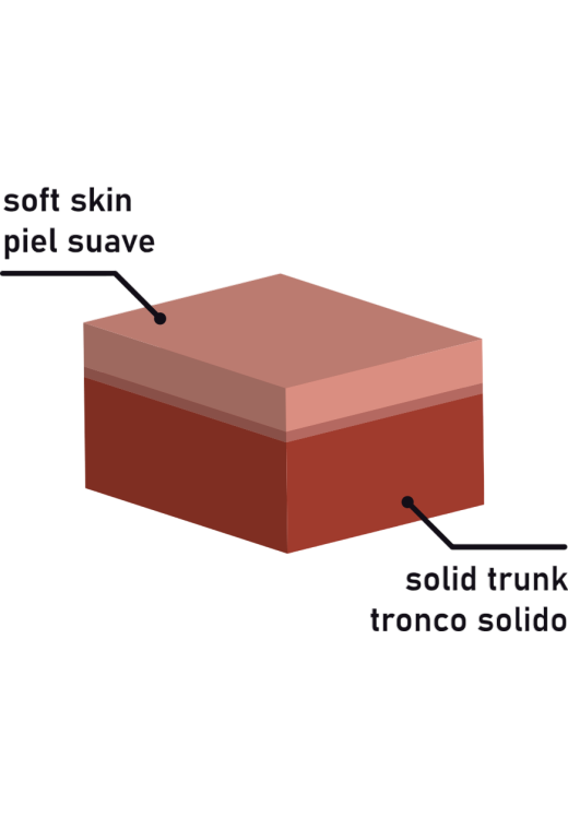 Ομοίωμα πέους από tpe σε φυσικό χρώμα, μήκους 21,5 εκ. και μέγιστης διαμέτρου 4,4 εκ.