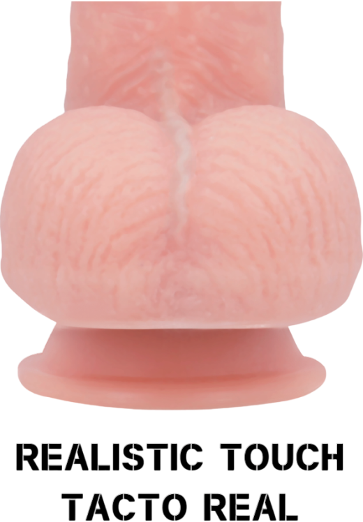 Ομοίωμα πέους από σιλικόνη σε φυσικό χρώμα, μήκους 18 εκ. και μέγιστης διαμέτρου 4,1 εκ.