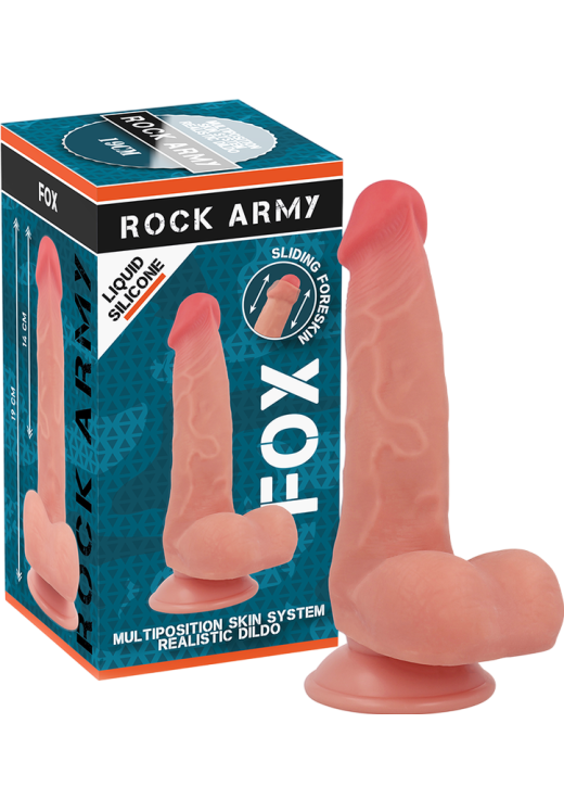 Ομοίωμα πέους από σιλικόνη σε φυσικό χρώμα, μήκους 19 εκ. και μέγιστης διαμέτρου 3,5 εκ.