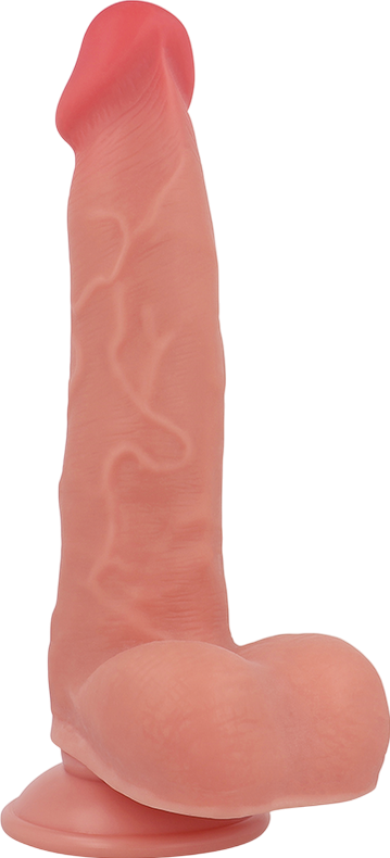 Ομοίωμα πέους από σιλικόνη σε φυσικό χρώμα, μήκους 22 εκ. και μέγιστης διαμέτρου 4 εκ.