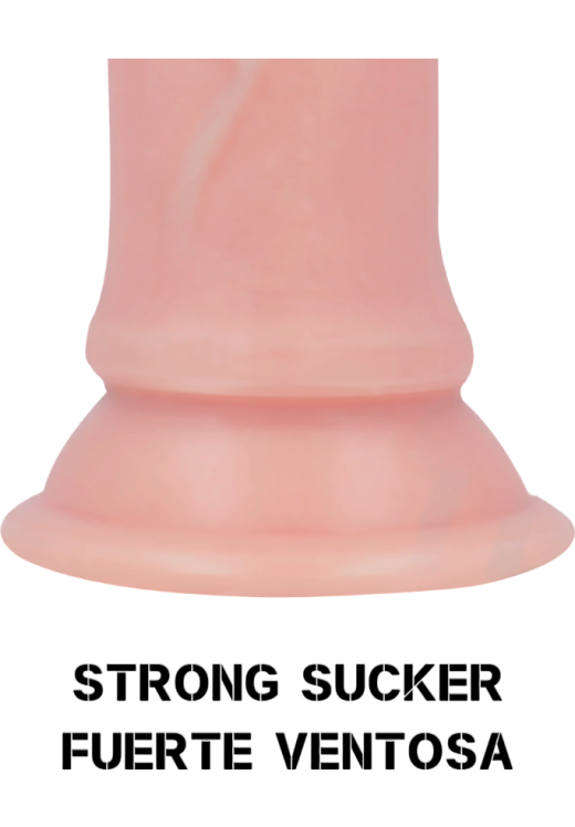 Xl ομοίωμα πέους από tpe σε φυσικό χρώμα, μήκους 24 εκ. και μέγιστης διαμέτρου 4,6 εκ.