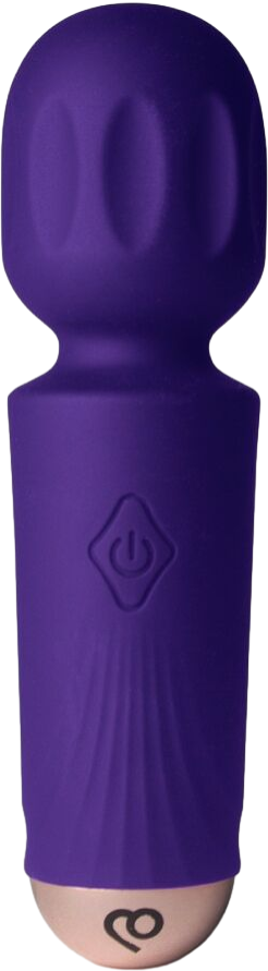 Δονητής μασάζ από σιλικόνη σε μοβ χρώμα, μήκους 11,5 εκ. και μέγιστης διαμέτρου 3 εκ.