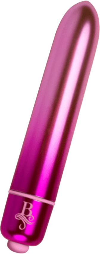 Μίνι δονητής από abs σε ροζ χρώμα, μήκους 9 εκ. και μέγιστης διαμέτρου 1,8 εκ.