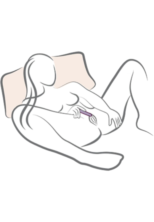 Μίνι δονητής από abs, μήκους 9 εκ. και μέγιστης διαμέτρου 1,8 εκ.