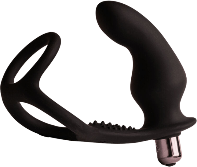 Σφήνα προστάτη από σιλικόνη σε μαύρο χρώμα, μήκους 13 εκ. και μέγιστης διαμέτρου 5,5 εκ.