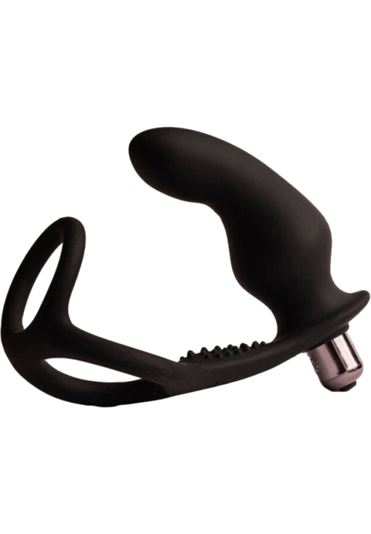 Σφήνα προστάτη από σιλικόνη σε μαύρο χρώμα, μήκους 13 εκ. και μέγιστης διαμέτρου 5,5 εκ.