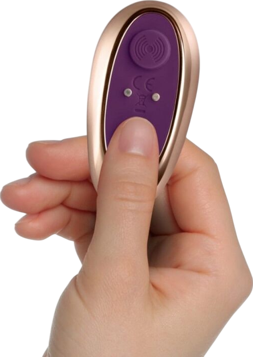 Δονούμενη σφήνα από σιλικόνη σε μοβ χρώμα, μήκους 13,3 εκ. και μέγιστης διαμέτρου 3,5 εκ.