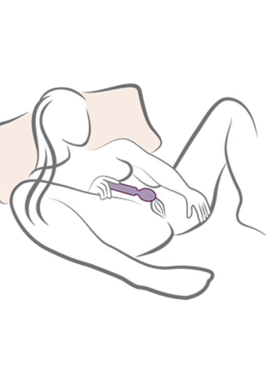 Δονητής μασάζ από σιλικόνη σε φούξια χρώμα, μήκους 22,9 εκ. και μέγιστης διαμέτρου 4,7 εκ.