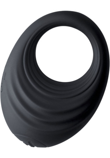 Rocks-off Spire Vibrating Penis Ring 85 , Δονούμενο δαχτυλίδι από σιλικόνη σε μαύρο χρώμα